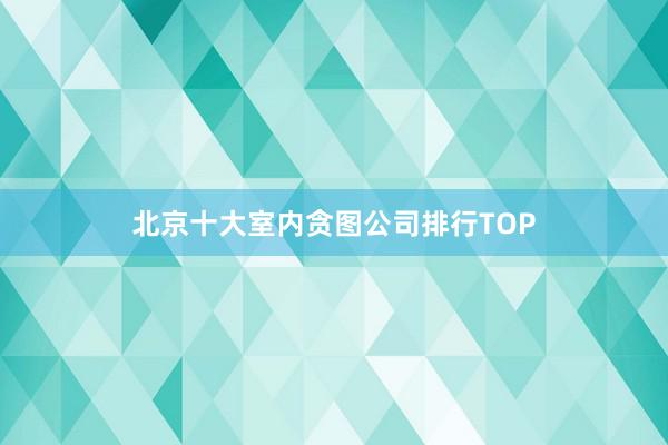 北京十大室内贪图公司排行TOP