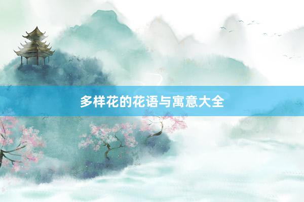 多样花的花语与寓意大全